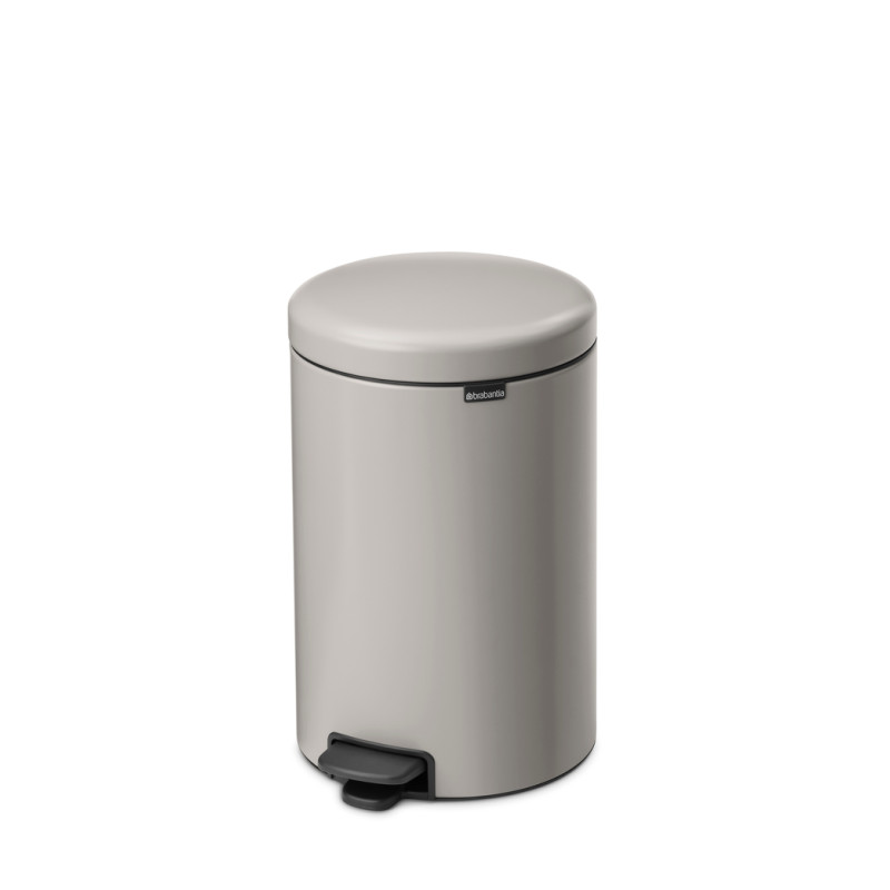 Brabantia atkritumu tvertne ar pedāli NewIcon, 20 l, Soft Grey - 254406