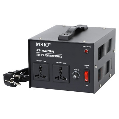 Extradigital Voltage Transformer 110VAC-220VAC/ 220VAC-110VAC, 1500W