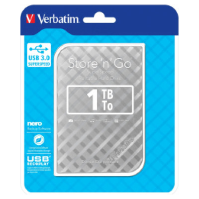 Verbatim Store n Go 1TB Silver