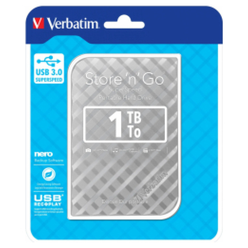 Verbatim Store n Go 1TB Silver