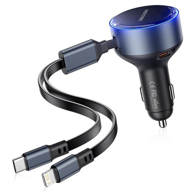 Vention MOBILE CHARGER CAR USB/3P BLACK FFOB0 VENTION