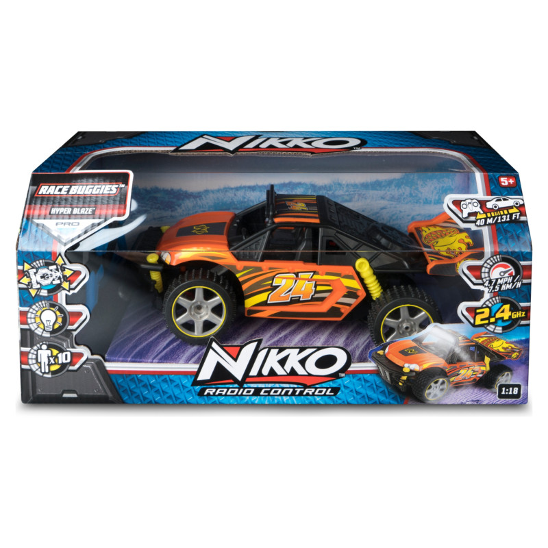 Nikko Sacīk&scaron;u auto ar gaismas funkciju, mērogs 1:18