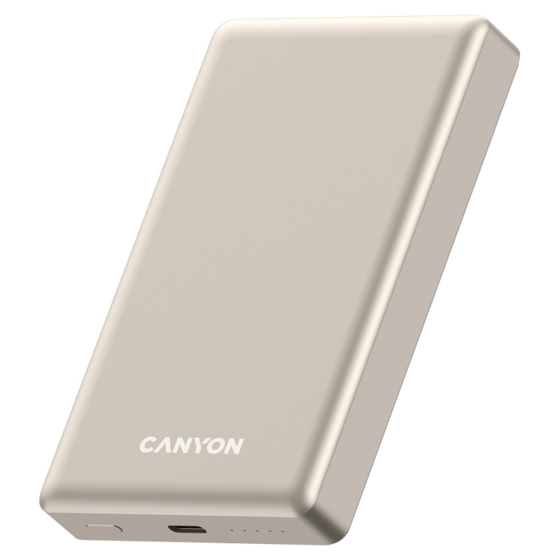 Canyon power bank OnPower 510 slim Magnetic 10000 mAh PD20W Beige