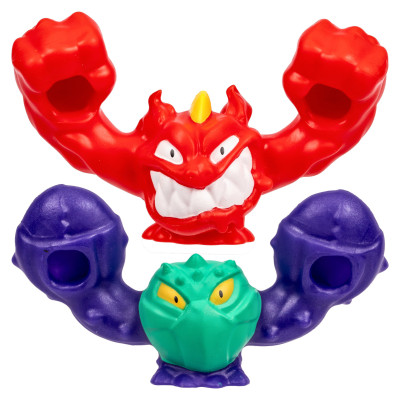 Goo Jit Zu HEROES OF GOO JIT ZU Meteor Madness Goo Slingers dubultiepakojums