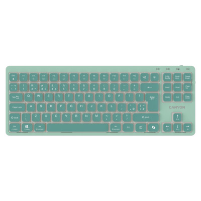 Canyon Keyboard OnType 10 Low Profile EN Wired Green