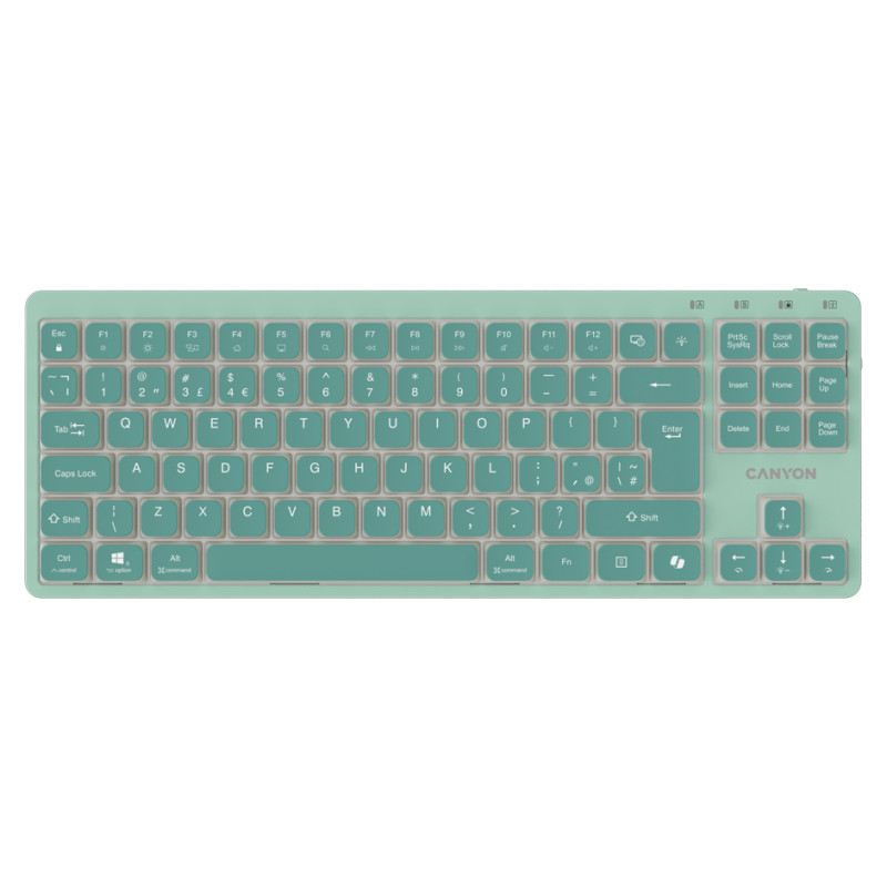 Canyon Keyboard OnType 10 Low Profile EN Wired Green