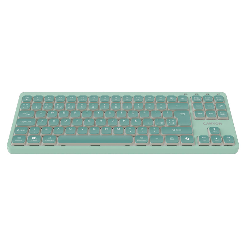 Canyon Keyboard OnType 10 Low Profile EN Wired Green