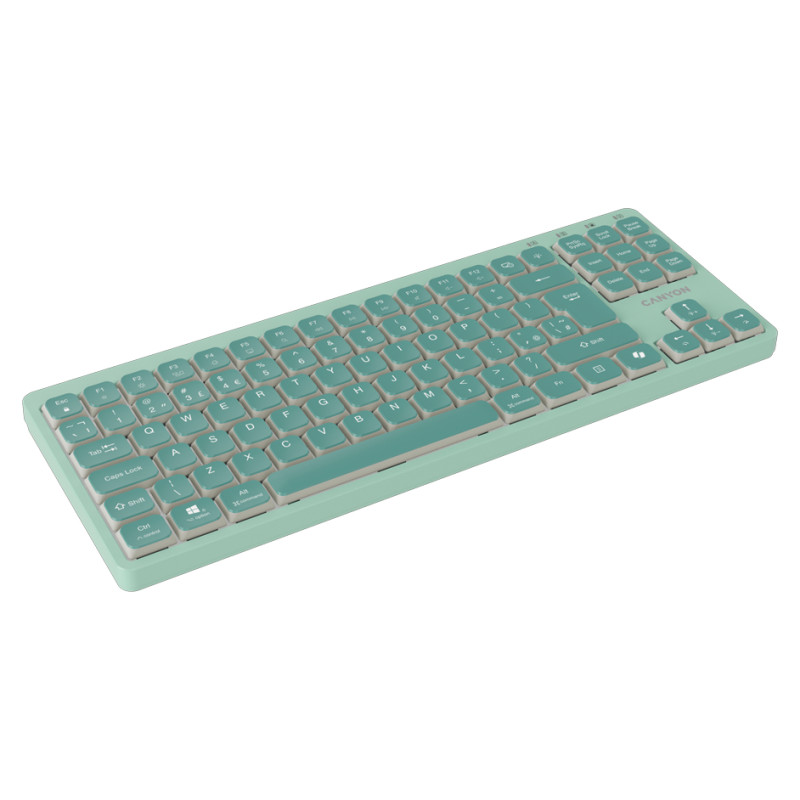 Canyon Keyboard OnType 10 Low Profile EN Wired Green