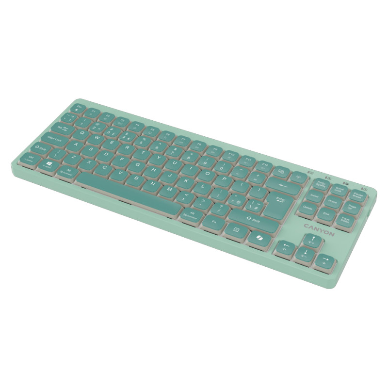 Canyon Keyboard OnType 10 Low Profile EN Wired Green