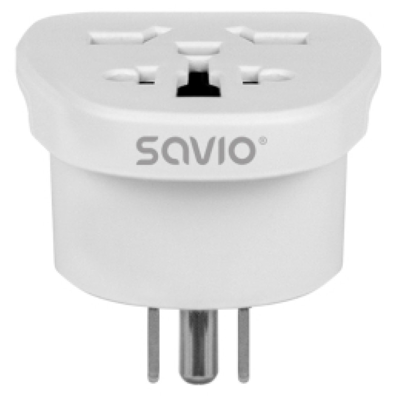 Savio Strāvas adapteris SAVIO Travel adapter Global socket &ndash; US plug 10A