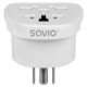Savio Strāvas adapteris SAVIO Travel adapter Global socket &ndash; US plug 10A