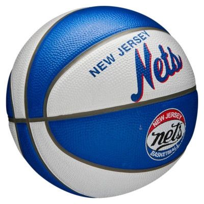 Wilson NBA Team Retro Brooklyn Nets Mini Ball WTB3200XBBRO (3)