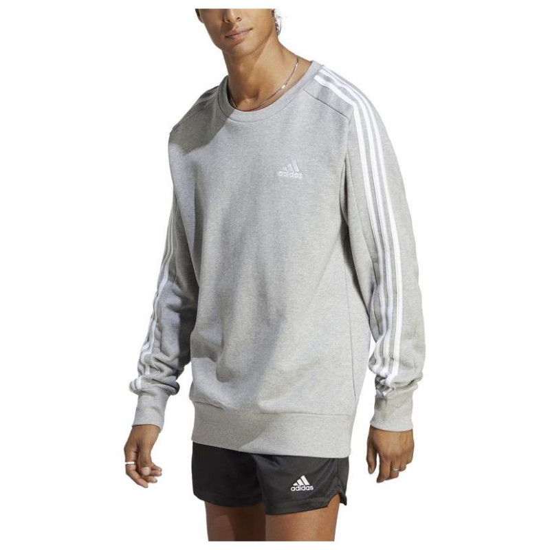 Adidas Essentials French Terry 3-Stripes M IC9319 sweatshirt (M)