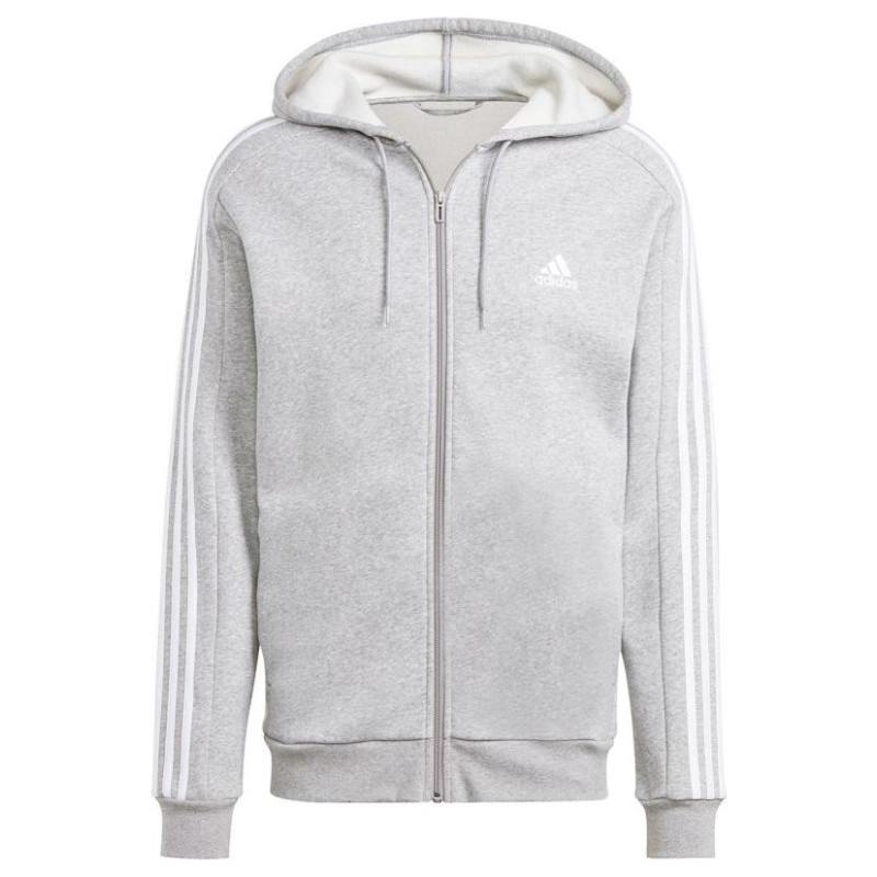 Adidas Essentials Fleece 3-Stripes Full-Zip M sweatshirt IJ6479 (S)