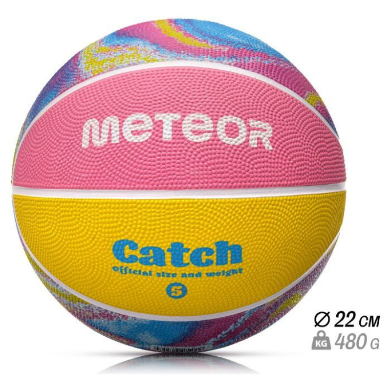 Meteor Catch 5 basketball ball 16810 size 5 (uniw)