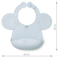 Babyono Silikona priekšautiņš BabyOno 1639/01 blue