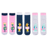 Yoclub Zeķes SCHOOL ANIMALS SKA-0038 GIRL (31/34)