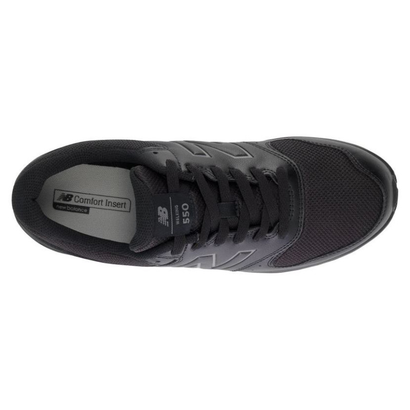 New Balance Men's New Balance 550 sports sneakers training shoes leather black (MW550BK4) (40.0)