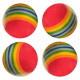 Flamingo rotaļlieta kaķiem RAINBOW SOFTBALLS 4gab.