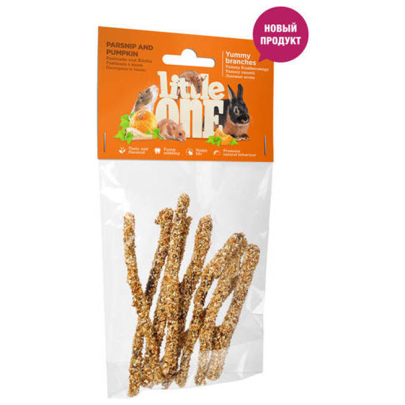 Mealberry Little One Yummy zariņi ar pastinaku un ķirbi 35 g - gardums maziem dzīvniekiem