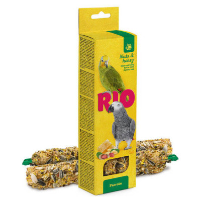 Mealberry RIO Sticks for parrots with honey and nuts 2x90 g - papildbarība dekoratīvajiem putniem
