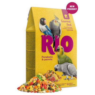 Mealberry RIO Gourmet food for parakeets and parrots 250 g - barība vidējiem un lieliem papagaiļiem