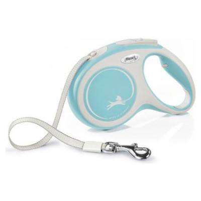 Flexi New Comfort M lente 5 m, light blue - pavada suņiem