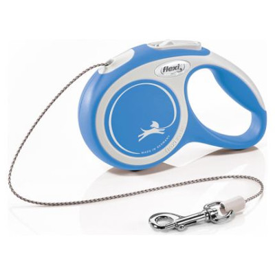 Flexi New Comfort XS trose 3 m, blue - pavada suņiem