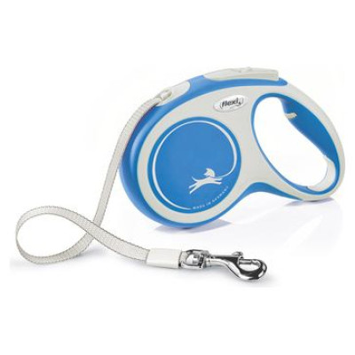 Flexi New Comfort M lente 5 m, blue - pavada suņiem