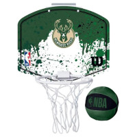 Wilson NBA Team Milwaukee Bucks Mini Hoop Basketball Backboard WTBA1302MIL (One size)