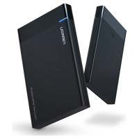 Ugreen bay for HDD SSD disk housing 2.5 '' SATA USB 3.2 Gen 1 (5 Gbps) micro USB SuperSpeed + 0.5 m cable black (US221 30848)