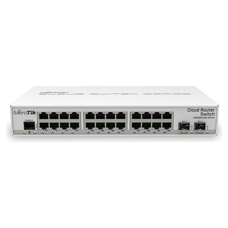 Mikrotik Switch|MIKROTIK|CRS326-24G-2S+IN|24x10Base-T / 100Base-TX / 1000Base-T|2xSFP+|CRS326-24G-2S+IN