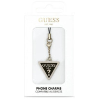Guess case pendant GUCPMTDCK Phone Strap Triangle Diamond Charm with Rhinestones