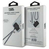 Karl Lagerfeld KLUCHCSKPK Universal Universal Hand Strap Choupette case - silver