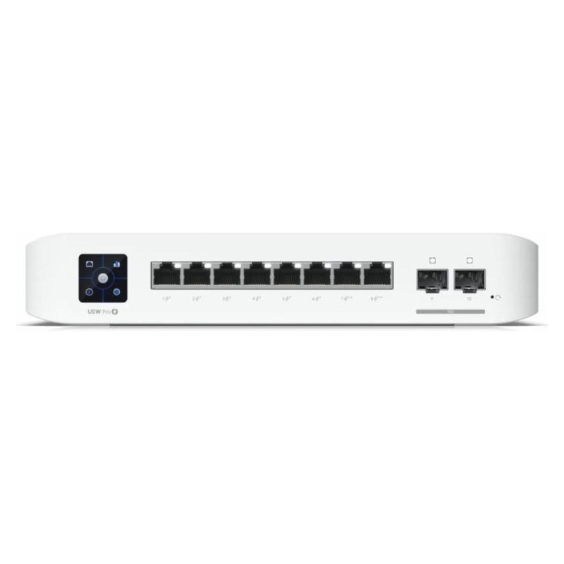 Ubiquiti Switch|UBIQUITI|USW-PRO-8-POE|Type L3|2xSFP+|8xRJ45|PoE+ ports 8|120 Watts|USW-PRO-8-POE