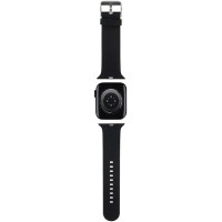 Karl Lagerfeld 3D Rubber Karl&Choupette Heads strap for Apple Watch 38/40/41mm - black