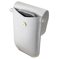 Hello Kitty Leather Metal Logo Chain bag - silver