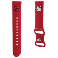 Hello Kitty Silicone Kitty Head strap universal 22mm - red
