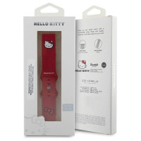 Hello Kitty Silicone Kitty Head strap universal 22mm - red