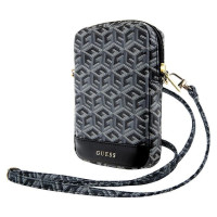 Guess Zip GCube Bottom Stripe phone bag - black