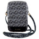 Guess Zip GCube Bottom Stripe phone bag - black