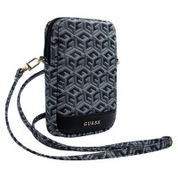Guess Zip GCube Bottom Stripe phone bag - black
