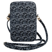 Guess Zip GCube Bottom Stripe phone bag - black