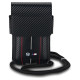 BMW Carbon & Red Stripe phone bag - black