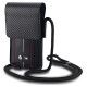 BMW Carbon & Red Stripe phone bag - black
