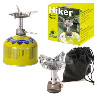 Meva The lightest tourist stove for gas cartridges (valve or thread) HIKER 70gram 2.4kW