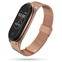 Tech-Protect MilaneseBand Strap for Xiaomi Mi Smart Band 5 / 6 / 6 NFC - Pink