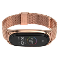 Tech-Protect MilaneseBand Strap for Xiaomi Mi Smart Band 5 / 6 / 6 NFC - Pink