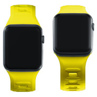 3Mk Protection 3mk Silicone Watch Strap for Apple Watch 38 / 40 / 41 mm - yellow