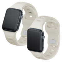 3Mk Protection 3mk Silicone Watch Strap for Apple Watch 42/44/45/49mm - beige